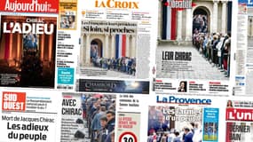 Les unes de la presse du 30 septembre 2019.