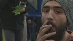 Un militant pro-cannabis, à Montevideo, la capitale de l'Uruguay.
