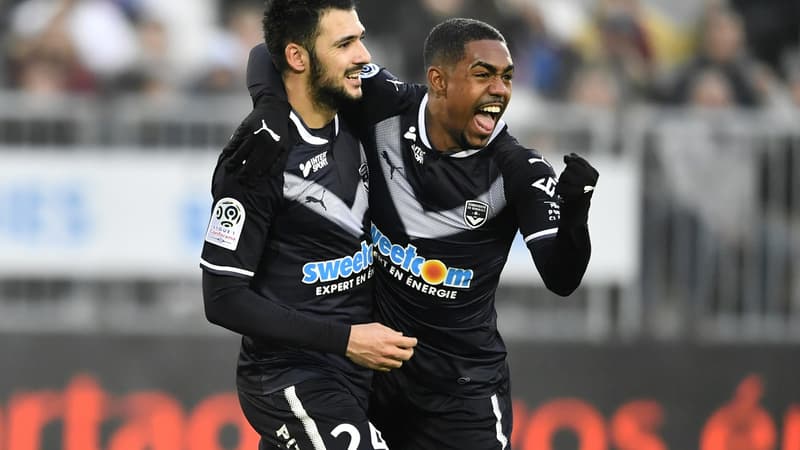 Malcom (à droite) et Gaetan Laborde, deux buteurs bordelais