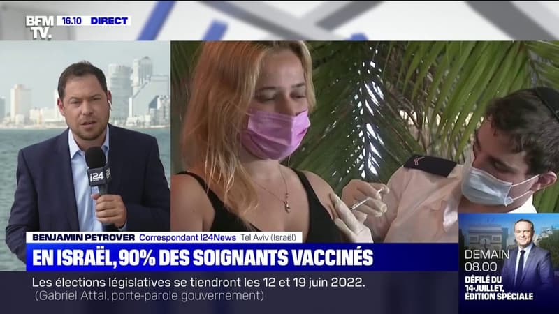 En Israël, 90% des soignants sont vaccinés et une partie de la population reçoit déjà une troisième dose