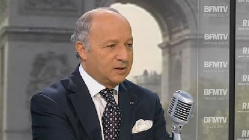 Laurent Fabius sur BFMTV, jeudi 22 août.