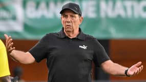 Jean-Louis Gasset sur le banc de la Côte d'Ivoire le 14 octobre 2023
