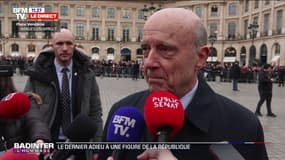 Alain Juppé, sur Robert Badinter: "Il se battait avec une formidable énergie" pour les valeurs démocratiques