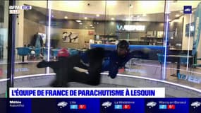 L'équipe de France de parachutisme en déplacement à Lesquin