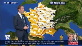 La perturbation se déplace vers l'est alors que l'ouest retrouve de belles éclaircies