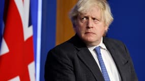 Le Premier ministre britannique Boris Johnson à Londres, le 15 décembre 2021