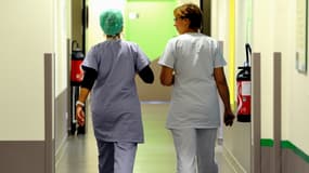 Deux infirmières à l'hôpital (illustration)