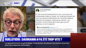 Policiers agressés à Lyon: "J'ai connu un Gérald Darmanin plus regardant avec la présomption d'innocence sur d'autres affaires", tacle Hubert Julien-Laferrière (EELV)