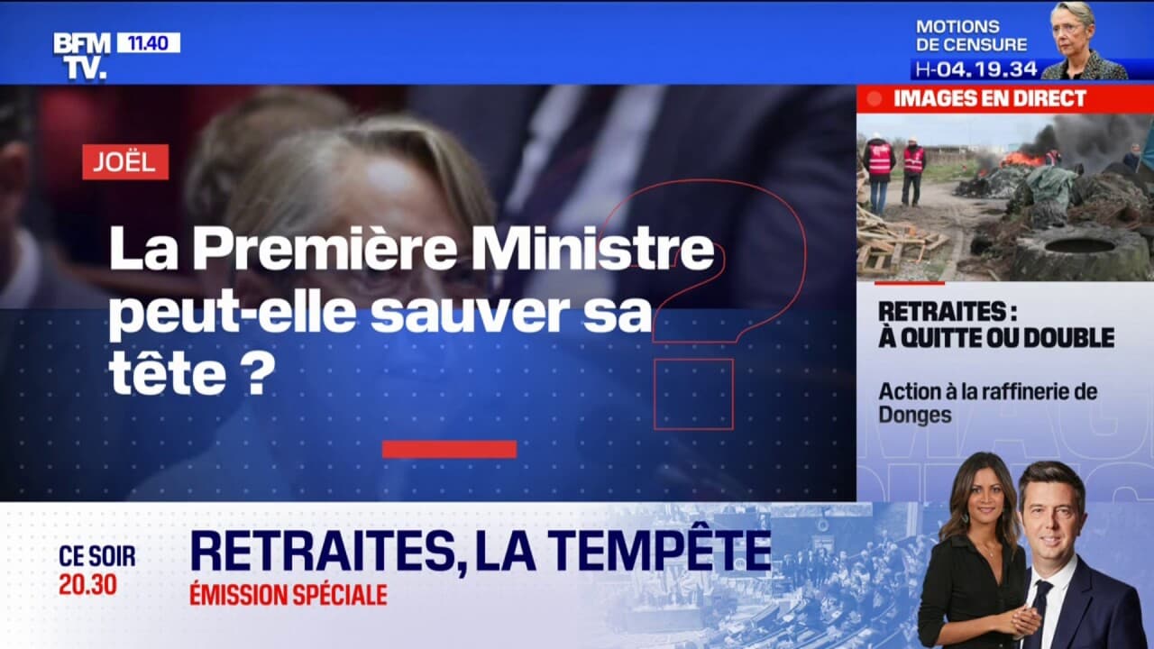 49.3, Motions De Censure... La Première Ministre Peut-elle Sauver Sa ...