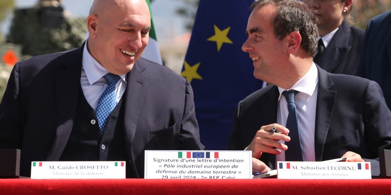 L'annonce a été faite à l'issue d'une réunion en Corse entre le ministre des Armées Sébastien Lecornu et son homologue italien Guido Crosetto.