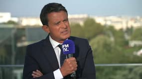 Manuel Valls au micro de BFMTV.