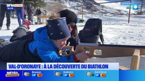 Val-d'Oronaye: petits et grands découvrent le biathlon