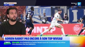 Adrien Rabiot "doit encore s'adapter à ses nouveaux coéquipiers" de l'OM