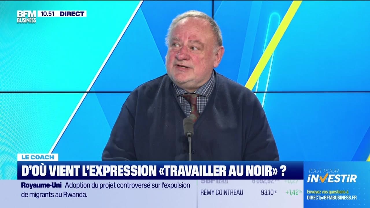 Le coach D’où vient l’expression "Travailler au noir" ? 23/04