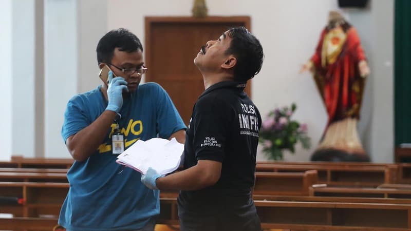 Au moins 4 personnes ont été blessées par un assaillant muni d'une épée, ce dimanche, dans une église à Sleman, en Indonésie