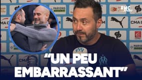 OM : De Zerbi "mal à l'aise" face aux louanges à son égard
