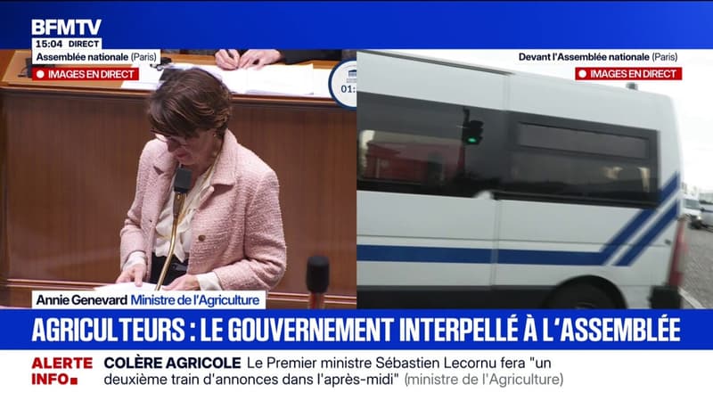 "Une brigade de contrôle interviendra sur les importations" annonce Annie Genevard devant l'Assemblée nationale