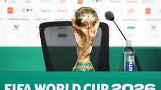 Le trophée de la Coupe du monde, le 10 juin 2026