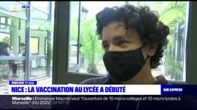 Nice: une vingtaine de lycéens volontaires du lycée Apollinaire ont été vaccinés en cette rentrée