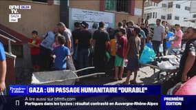 Face au manque d'eau et de nourriture à Gaza, Joe Biden a promis l'arrivée de 20 camions humanitaires depuis l'Égypte
