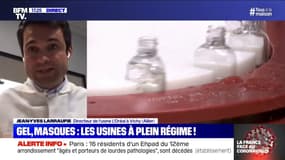 Jean-Yves Larraufie (Directeur de l'usine L'Oréal à Vichy): "Notre usine a été reconfigurée pour produire du gel hydroalcoolique"