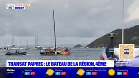 Transat Paprec: le bateau de la région Normandie arrive 4e