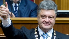 Petro Porochenko lors de son investiture au Parlement, le 7 juin 2014, à Kiev.