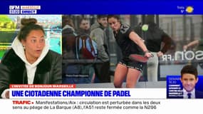 "Je ne joue qu'avec des personnes valides", explique Lorie Pelan, amputée de la main et championne de padel