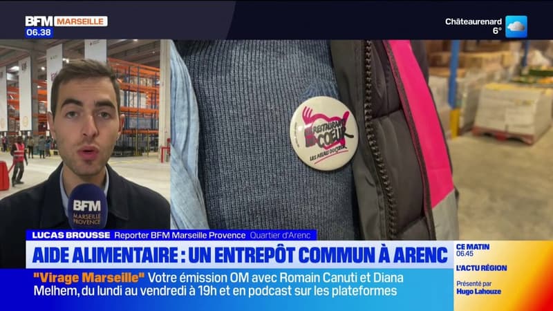 Marseille: un entrepôt solidaire pour des associations luttant contre la pauvreté