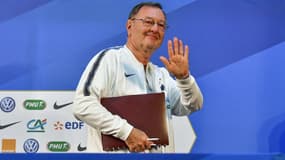 Philippe Tournon, ancien attaché de presse des Bleus, à Moscou le 13 juillet 2018