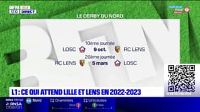 Ligue 1: le calendrier de la prochaine saison pour Lille et Lens