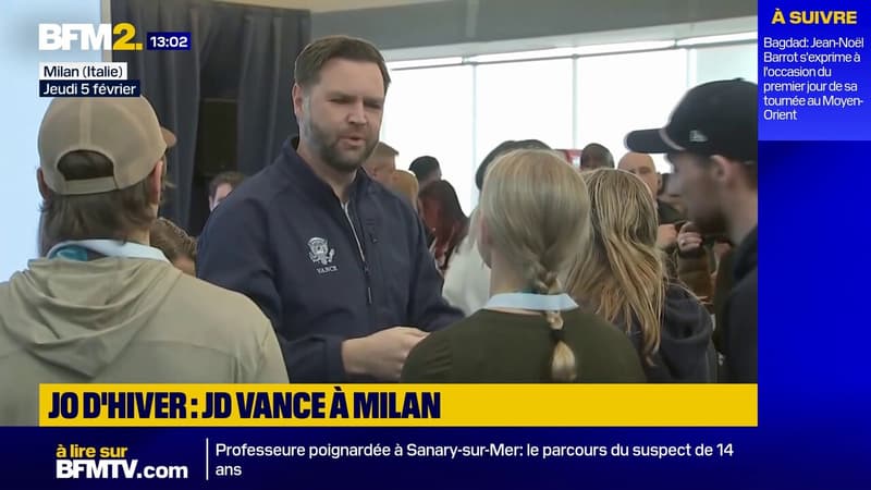 JO d'hiver de Milan-Cortina: le vice-président américain JD Vance en Italie avec sa famille