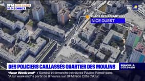 Nice: des policiers caillassés dans le quartier des Moulins