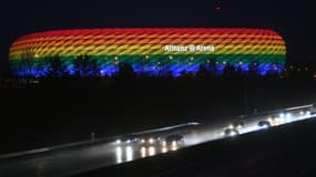 L'Allianz Arena aux couleurs arc-en-ciel