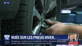 Ruée sur les pneus hiver