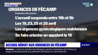 Seine-Maritime: accueil réduit aux urgences de Fécamp