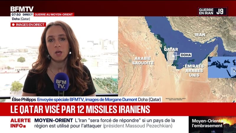 Guerre au Moyen-Orient: le Qatar dit avoir été visé par 12 missiles iraniens