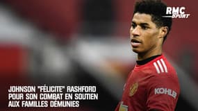 Johnson "félicite" Rashford pour son combat en soutien aux familles démunies