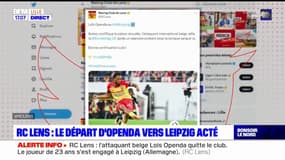 Lois Openda quitte le RC Lens et rejoint Leipzig pour un montant record