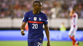 Moussa Diaby avec l'équipe de France en juin 2022