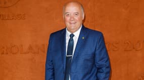 Bernard Giudicelli, président de la FFT, à Roland-Garros le 9 juin 2018 