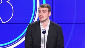 L'influenceur crypto Hasheur sur le plateau de BFM Crypto, le 10 janvier 2025.
