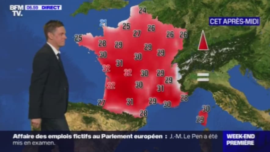 Les températures de ce samedi 14 septembre 2019