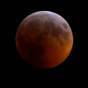 Vous l'avez raté ? Revivez le très beau spectacle de la "Super Lune de sang" de cette nuit