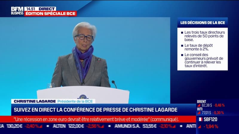 La Présidente de la BCE, Christine Lagarde prévient: