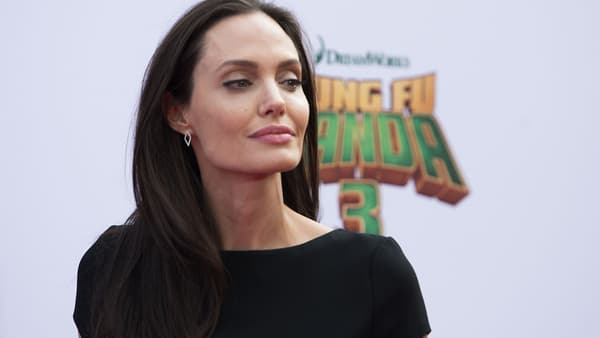 Angelina Jolie en janvier 2016 à Los Angeles. 