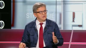Le chef de file La France Insoumise Jean-Luc Mélenchon le 20 septembre 2020 sur BFM Politique