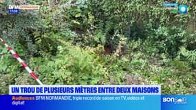 Seine-Maritime: un trou de plusieurs mètres se forme entre deux logements au Mesnil-Esnard