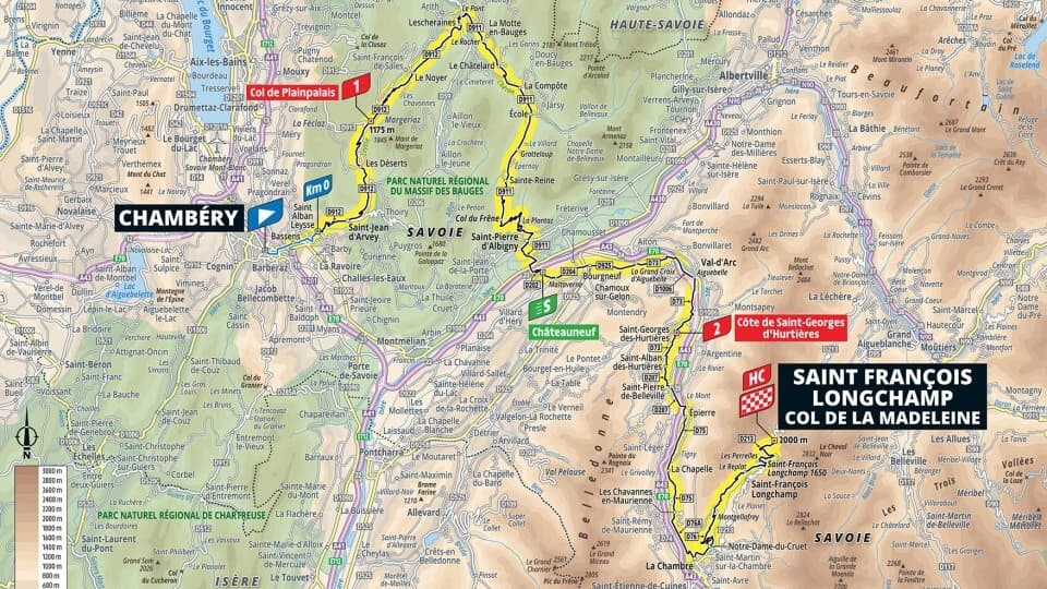 Profil 8e étape Tour de France Femmes