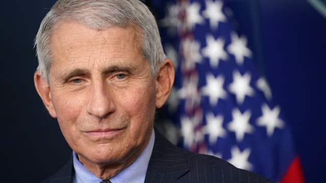 L'immunologue Anthony Fauci le 21 janvier 2021 à Washington (photo d'illustration)